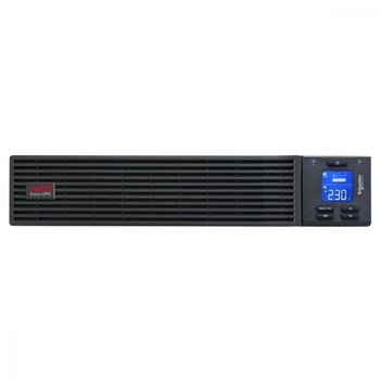 APC Easy UPS On-Line UPS Rack AC 220/230/240V 1800Watt 2000VA 1-phase lead acid USB serial oc 4 PFC 2U Europe BK RAL 7010