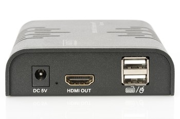 DIGITUS HDMI KVM Extender 120m over network cable Cat 5 5E 6 Full HD 1080p