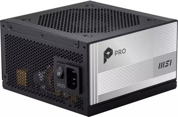 MSI PRO A850PL PCIE5 850W PLATINUM, ATX 3.1, PCIe 5.1