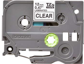 BROTHER P-Touch TZE-131 black on clear 12mm