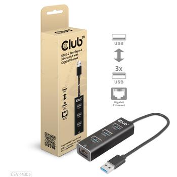 I/O HUB USB3.2 3PORT/CSV-1430A CLUB3D