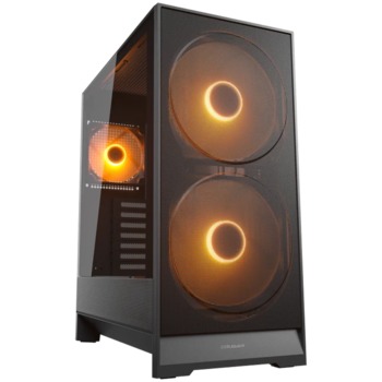 COUGAR AIRFACE 180 PC Case, Mid Tower, Black