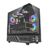 MODELIS: 4711527008528<br />Kompiuterio korpusas - darkFlash DS950V Midi Tower ATX/ITX, 6 ventiliatoriai, IPS ekranas, juoda