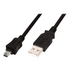 MODELIS: AK-300130-010-S<br />ASSMANN USB 2.0 connection cable type A - mini B 5pin M/M 1.0m USB 2.0 conform UL bl