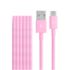 MODELIS: MK8R4ZM/A<br />Apple USB-A to USB-C Woven Cable (1.5m) - Power Pink | Apple