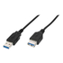 MODELIS: AK-300203-018-S<br />ASSMANN USB 3.0 extension cable type A M/F 1.8m USB 3.0 conform bl