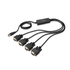 MODELIS: DA-70159<br />Digitus Konverteris USB2.0/4 x RS232 (DB9M)