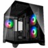 MODELIS: CGR-2QA6B-RGB<br />COUGAR FV150 Mini RGB PC Case, Mid tower, Black