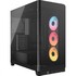 MODELIS: CC-9011314-WW<br />Corsair 4500X RS-R ARGB Tempered Glass Mid-Tower, Black „Midi Tower“ Juoda