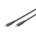 MODELIS: AK-300343-008-S<br />DIGITUS USB 4.0 connection cable Type - C to Type - C max. resolution 8K/30Hz PD 3.0 40Gbits/s 1m