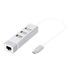 MODELIS: DA-70253<br />Digitus | USB Type-C 3-Port Hub + Fast Ethernet LAN Adapter | DA-70253