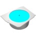 MODELIS: CGR-58M6W-LRP<br />COUGAR Luminous rotating platform for FV270, White