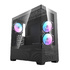 MODELIS: 5905316148970<br />Kompiuterio Korpusas - darkFlash DS900 AIR Midi Tower ATX/ITX, 6 ARGB Ventiliatoriai, Juodas