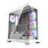 MODELIS: 5905316148963<br />Kompiuterio korpusas - darkFlash DS900 ATX, 7 ARGB ventiliatorių, balta