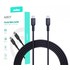 MODELIS: CB-SCC241<br />AUKEY CB-SCC241 USB-C Power Delivery PD 240W 5A 20V 1m Nylon Juoda