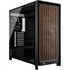 MODELIS: CC-9011353-WW<br />PC case FRAME 5000D WOOD RS Black/Walnut