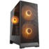 MODELIS: CGR-5VA4B-RGB<br />COUGAR AIRFACE 180 PC Case, Mid Tower, Black