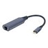 MODELIS: A-USB3C-LAN-01<br />GEMBIRD A-USB3C-LAN-01 USB type-C Gigabit network adapter space grey